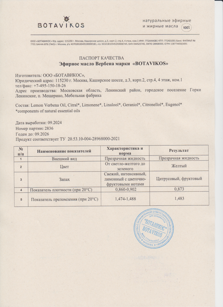 Паспорт №092024